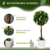 HOMCOM Kunstpflanze Lavendel 2er-Set Künstliche Pflanzen 60 Produktbild-Vorschau 4