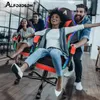 ALFORDSON Gaming-Massagestuhl, Massage-Rennstuhl mit LED, Produktbild-Vorschau 13