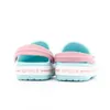 A pair of Crocs clogs are shown from the back against a white background. Produktbild-Vorschau