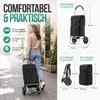 Avalo Boodschappentrolley met Koelvak - Opvouwbaar - Productafbeelding-voorbeeld 8