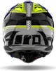 Airoh Aviator 3 Hima Motocross Helm, blau/gelb, L (59/60) Produktbild-Vorschau 2
