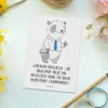 Mr. & Mrs. Panda Grußkarte Geschäftspartner Erfolg - Weiß - Produktbild-Vorschau 2