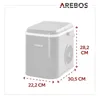 AREBOS stroj na výrobu kociek ľadu - 12 kg/24h, Náhľad obrázku produktu 11