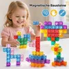 100 Magnetbausteine transparent magnetisch STEM Produktbild-Vorschau 6
