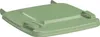 A green lid for a large trash bin, shown from a slightly elevated diagonal angle. Náhľad obrázku produktu