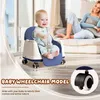 Hochstuhl Baby 2 in 1 mit Rollen, Höhenverstellbar Produktbild-Vorschau 6