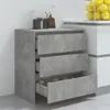 vidaXL Kredens betonowy szary 70x41x75 cm materiał Podgląd zdjęcia produktu 9