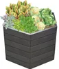 A raised garden bed filled with various vegetables and herbs. Produktbild-Vorschau