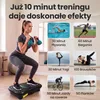 Extralink Platforma Wibracyjna Fitness 150 kg Czarna Podgląd zdjęcia produktu 6
