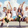 Lustige Socken „Bitte nicht stören – Ich schaue Fußball“ | Produktbild-Vorschau 3