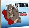 vianmo Holzschild 12x18 cm Nutzkatze bitte nicht stören Produktbild-Vorschau 1