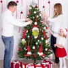 Weihnachten Plüschtier pelzigen grünen Grinch Puppe Hände Produktbild-Vorschau 6
