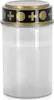LED Grablicht weiß gold flackernd Höhe 12 cm Trauerlicht Produktbild-Vorschau 1