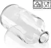 COM-FOUR® 6x Glasflasche 500 ml mit Korken - leere Flasche Produktbild-Vorschau 3