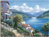 ARTland Leinwandbild Urlaubsaussicht Größe: 40x30 cm Produktbild-Vorschau 1