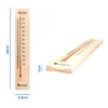 Holz Saunathermometer 38cm Temperatur bis 120°C Analog Produktbild-Vorschau 2