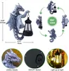Solarleuchte Garten, Drachen Figuren Solarlampen, Lustige Produktbild-Vorschau 7
