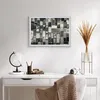 Gerahmtes Poster - Weißer Rahmen - Abstraktion Lautsprecher Produktbild-Vorschau 6