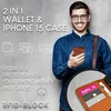 NALIA Custodia flip in vera pelle per iPhone 15 Pro, cover Anteprima dell’immagine prodotto 6
