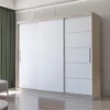 Schwebetürenschrank Kleiderschrank Schrank Garderobe Alba Náhľad obrázku produktu 1