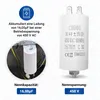 Kondensator 16,00µF 450V mit Befestigungsschraube CBB60 Produktbild-Vorschau 4