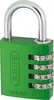 Lucchetto a combinazione 145-40mm Verde Anteprima dell’immagine prodotto 2