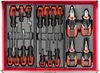 Carrello da officina 975x765x465mm con utensili 177 pezzi Anteprima dell’immagine prodotto 4