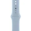 Silikon Sport Armband Hellblau kompatibel mit Apple Watch Produktbild-Vorschau 2