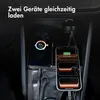 Caricabatterie per auto Accezz con cavi retrattili - USB-C Anteprima dell’immagine prodotto 2