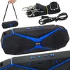 A product shot of a Bluetooth speaker with accessories. Produktbild-Vorschau