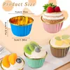 200 Stück Muffinförmchen Papier, Cupcake Förmchen, Geeignet Produktbild-Vorschau 5