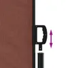 vidaXL Tenda laterale estensibile marrone 140x600 cm Anteprima dell’immagine prodotto 6