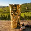 Metall Dubbebecher und Dubbeglas (Gold) 0,5 Liter - Pfälzer Produktbild-Vorschau 2
