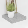 vidaXL Závěsné police 2 ks. Betonově šedé 23x23,5x3,8 cm Náhled obrázku produktu 4