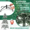 Árbol de Navidad artificial de COSTWAY con efecto de nieve, Vista previa de la imagen del producto 6