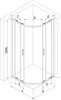 Mexen Exo Cabine de douche asymétrique 120x90 cm Voir les images du produit 8