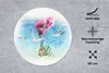 MuchoWow® Mauspad Mousepad Blume - Boot - Vogel 50x50 cm - Produktbild-Vorschau 2