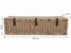Baúl de ratán CAMPO 160 cm Kubu Grey – Banco con almacenaje Vista previa de la imagen del producto 11