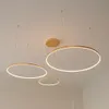 MasterLED LED Pendelleuchte 3-Ring 77W Gold, Dimmbar per Produktbild-Vorschau 2