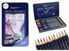 Leantoys Set mit 12 Aquarellstiften, Metallhalter Produktbild-Vorschau 1