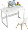 Biurko komputerowe białe loft pod laptop styl skandynawski Podgląd zdjęcia produktu 1