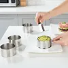 STONELINE® Anelli da dessert tondi set da 8 pezzi | acciaio Anteprima dell’immagine prodotto 4