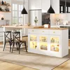 Flieks: isola da cucina allungabile con illuminazione a Anteprima dell’immagine prodotto 2