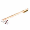 Holz Grillbürste Messing | 45cm Produktbild-Vorschau 2