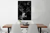 MuchoWow® Gerahmtes Poster Botanische Hirsche mit Produktbild-Vorschau 2