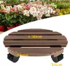LZQ 2 Stück WPC Pflanzenroller ø30 cm 100 kg Tragkraft, Produktbild-Vorschau 2