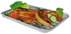 Alu-Grillpfannen 5er-Set Grillschale Grillrost Grillpfanne Produktbild-Vorschau 2