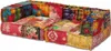 vidaXL Pouf modulaire 2 places patchwork tissu Voir les images du produit 3