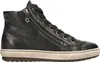 A black high-top sneaker shown from the side. Produktbild-Vorschau