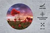 MuchoWow® Mauspad Mousepad Mohn - Blumenfeld - Rot 20x20 cm Produktbild-Vorschau 2